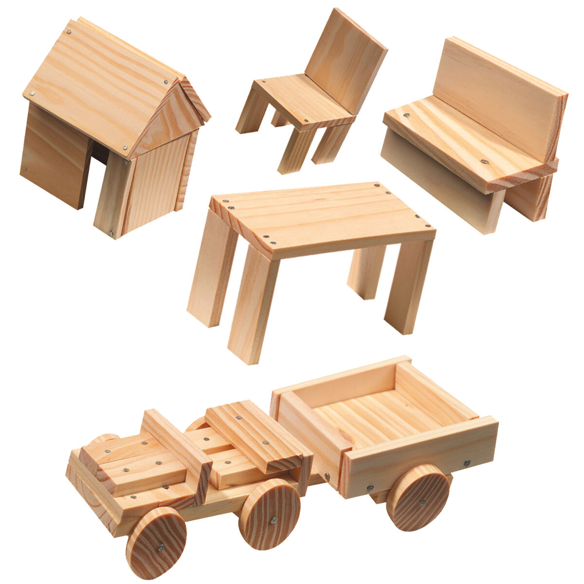 Playset SES Creative Joinery Workshop 57 Pezzi